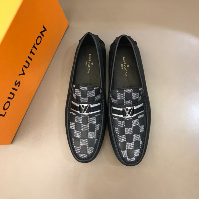 1A4OLA LV MAJOR 樂福鞋 LV男士豆豆鞋 LV開車鞋 黑色