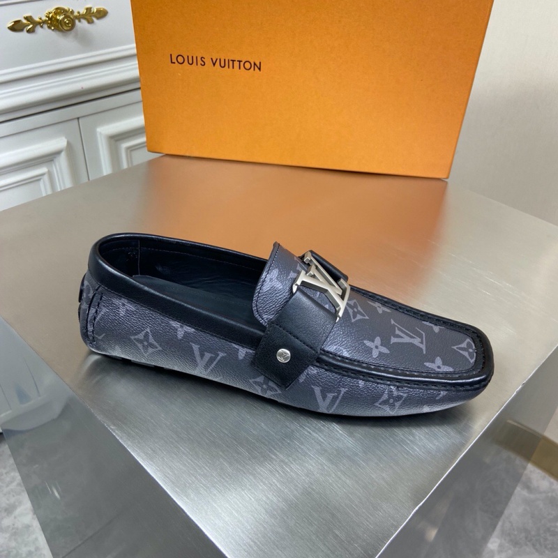1A4OLA LV Major 便鞋 LV豆豆鞋 LV開車鞋 黑花