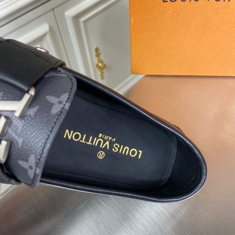 1A4OLA LV Major 便鞋 LV豆豆鞋 LV開車鞋 黑花