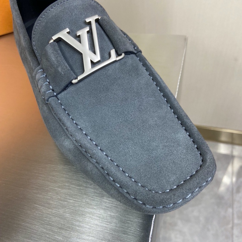 1A3QS5 LV Major 便鞋 LV絨面小牛皮男鞋 豆豆鞋 灰色