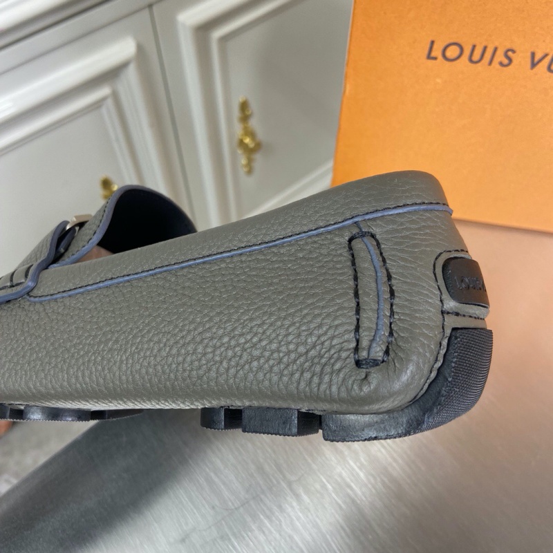 1A3QS5 LV Major 便鞋 LV絨面小牛皮男鞋 豆豆鞋 灰色