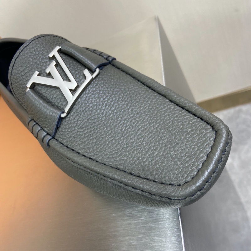 1A3QS5 LV Major 便鞋 LV絨面小牛皮男鞋 豆豆鞋 灰色