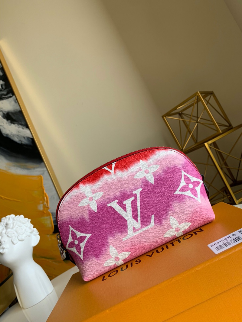 M69138 LV ESCALE 化妝包 2020新款日本絞染工藝女包 粉色