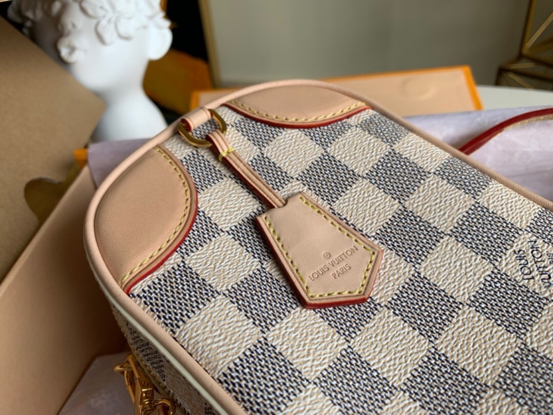 N60360 LV NEOKAPI 手袋 Damier Azur 帆布立式手拿包