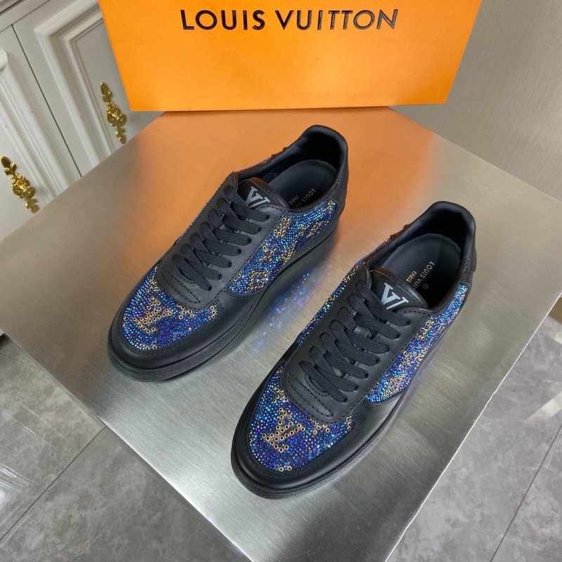 1A5HSC LV LV TRAINER 運動鞋 人造鉆石運動鞋 藍色