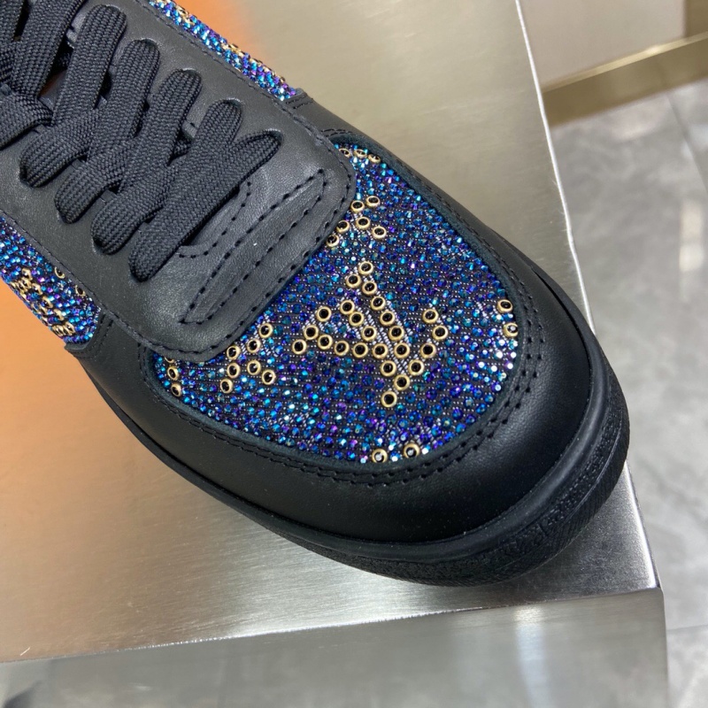 1A5HSC LV LV TRAINER 運動鞋 人造鉆石運動鞋 藍色