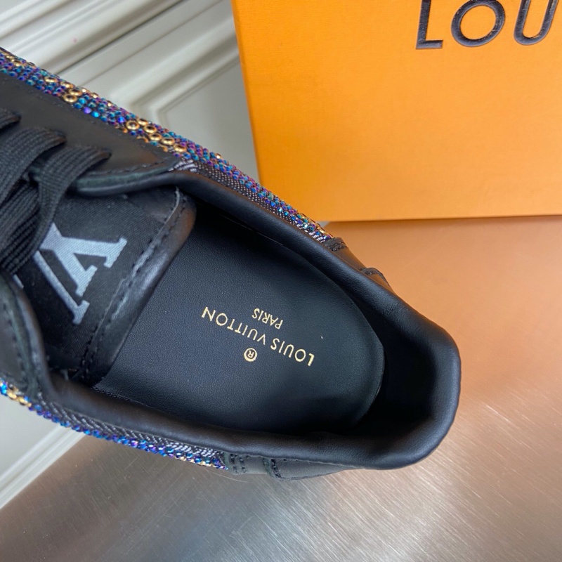 1A5HSC LV LV TRAINER 運動鞋 人造鉆石運動鞋 藍色