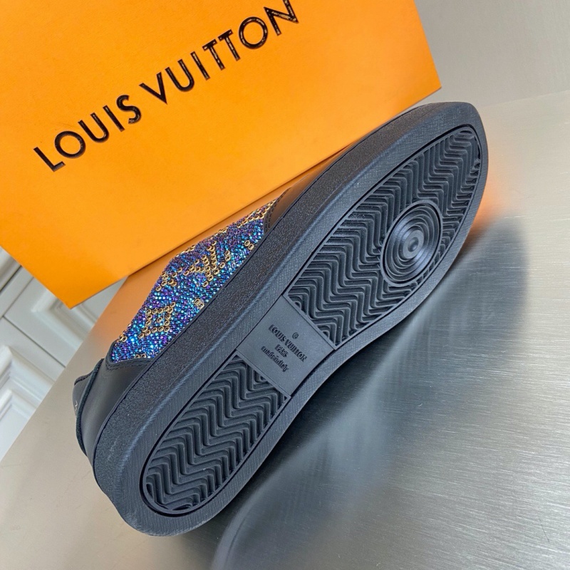 1A5HSC LV LV TRAINER 運動鞋 人造鉆石運動鞋 藍色