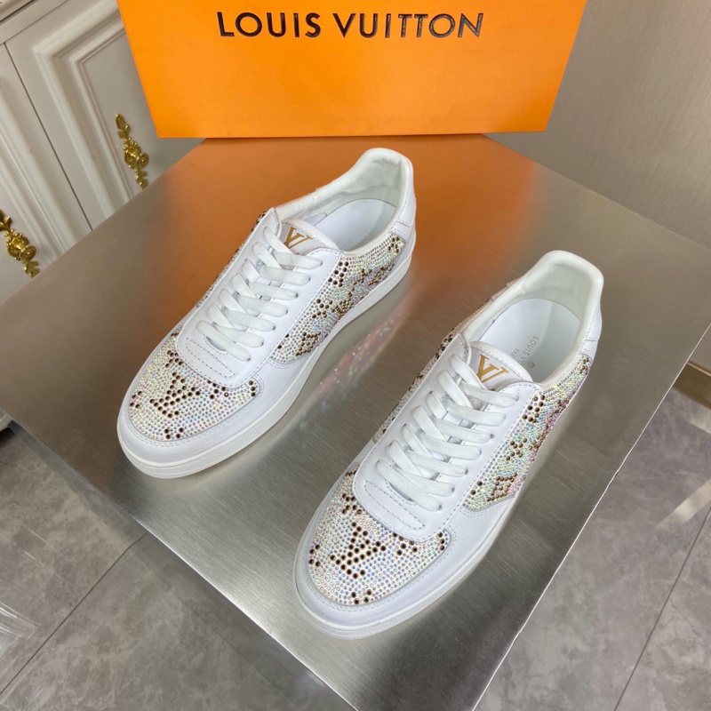 1A5HSC LV LV TRAINER 運動鞋 人造鉆石運動鞋 白色
