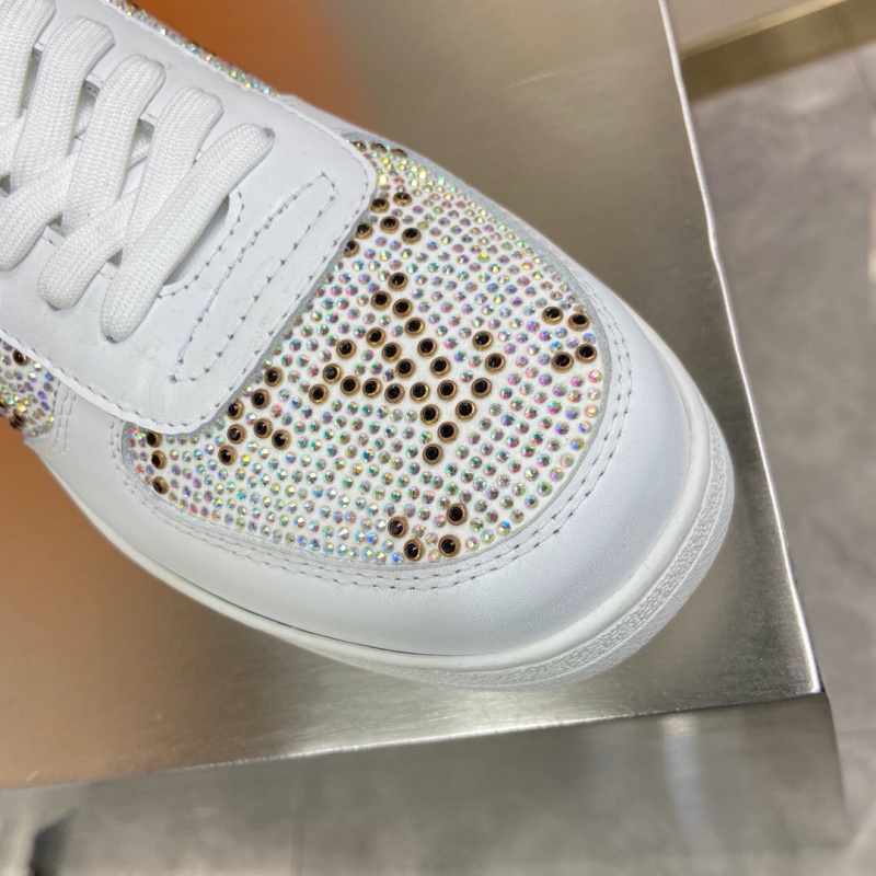1A5HSC LV LV TRAINER 運動鞋 人造鉆石運動鞋 白色