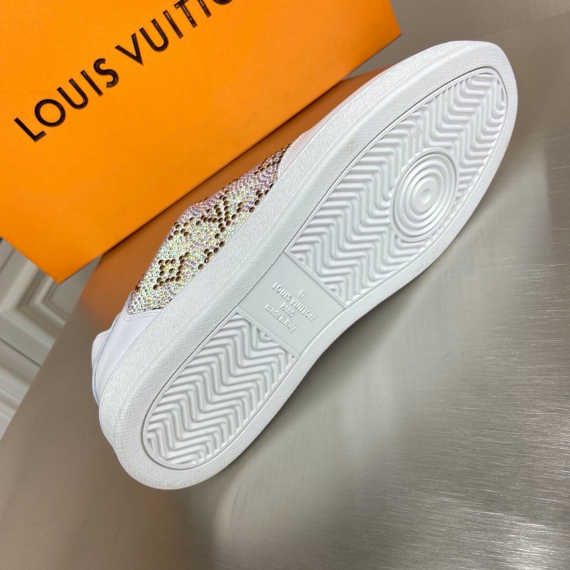 1A5HSC LV LV TRAINER 運動鞋 人造鉆石運動鞋 白色