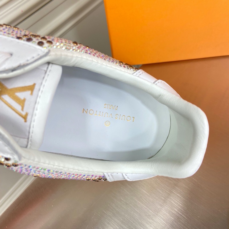 1A5HSC LV LV TRAINER 運動鞋 人造鉆石運動鞋 白色