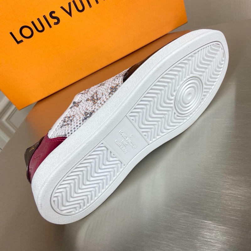 1A5HSC LV LV TRAINER 運(yùn)動鞋 人造鉆石運(yùn)動鞋 白色