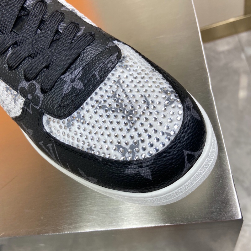 1A5HSC LV LV TRAINER 運(yùn)動鞋 人造鉆石運(yùn)動鞋 白色