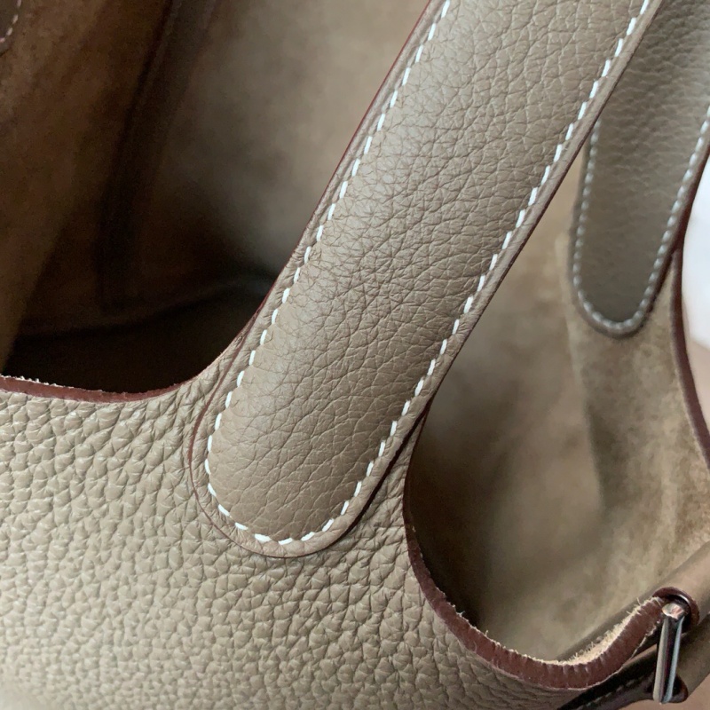 Hermes愛馬仕菜籃子 Hermes picotin18 愛馬仕水桶包 TC皮 大象灰