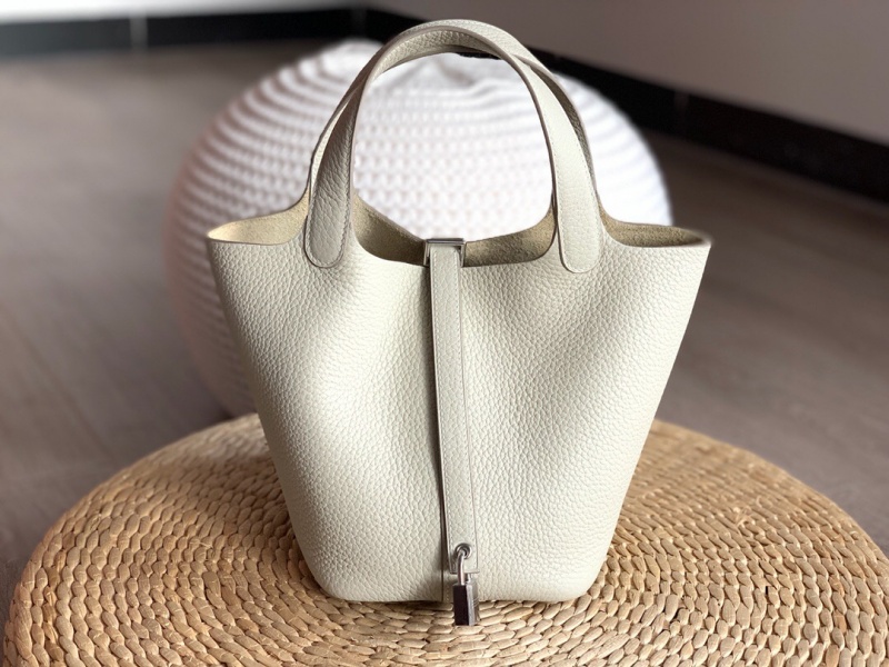 Hermes愛馬仕菜籃子 Hermes picotin18 愛馬仕水桶包 TC皮 中國紅