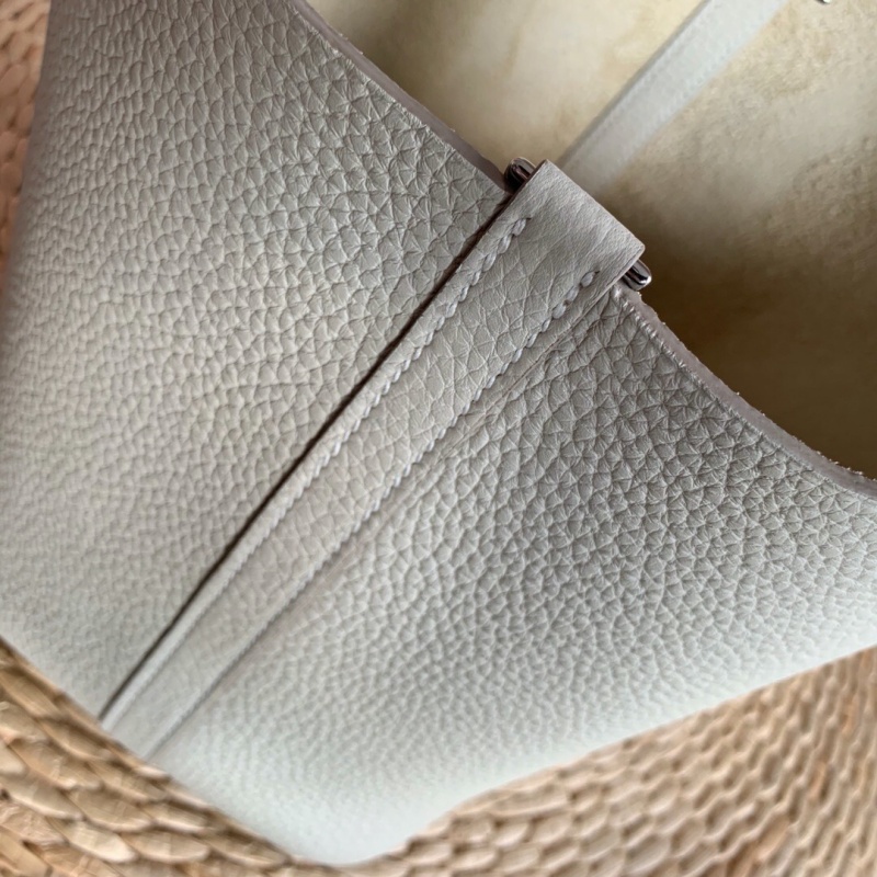 Hermes愛馬仕菜籃子 Hermes picotin18 愛馬仕水桶包 TC皮 中國紅