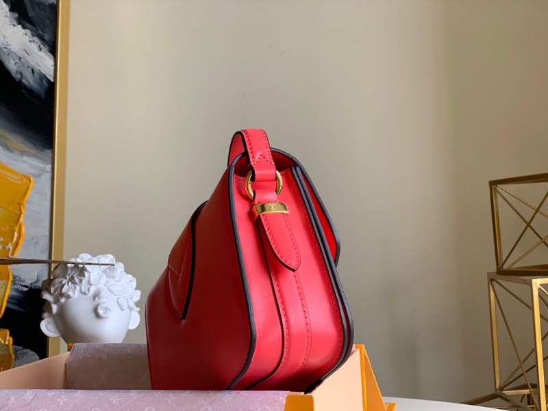 M55949 LV LV Pont 9 手袋 磨面牛皮花卉磁扣女包 菊粉色