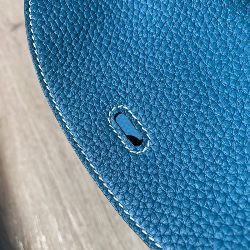 愛馬仕Hermes Lindy系列 純手工定制版 30cm TOGO皮 牛仔藍