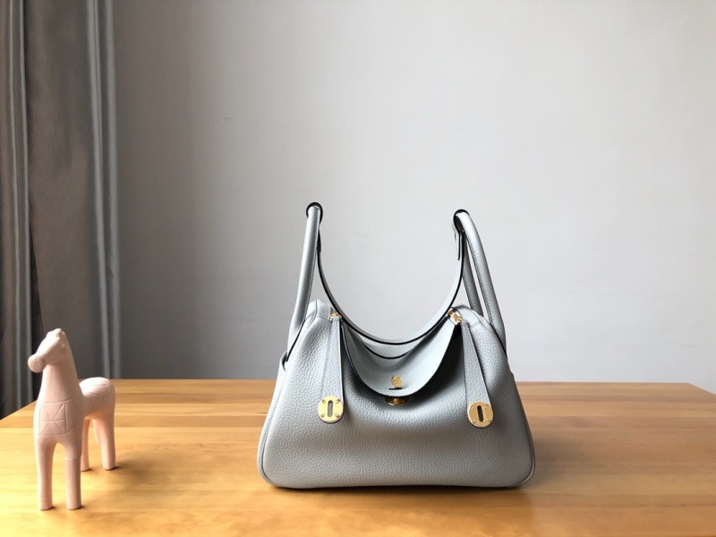 愛馬仕Hermes Lindy系列 純手工定制版 30cm TOGO皮 海鷗灰