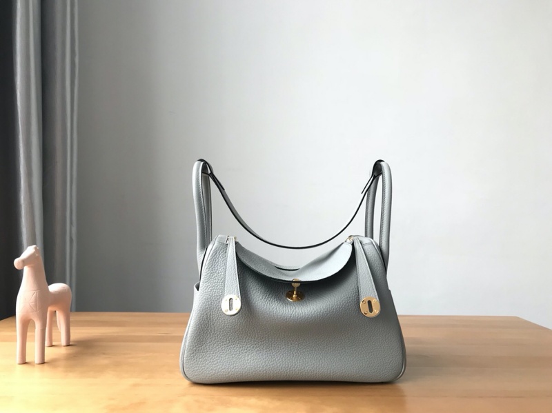 愛馬仕Hermes Lindy系列 純手工定制版 30cm TOGO皮 海鷗灰