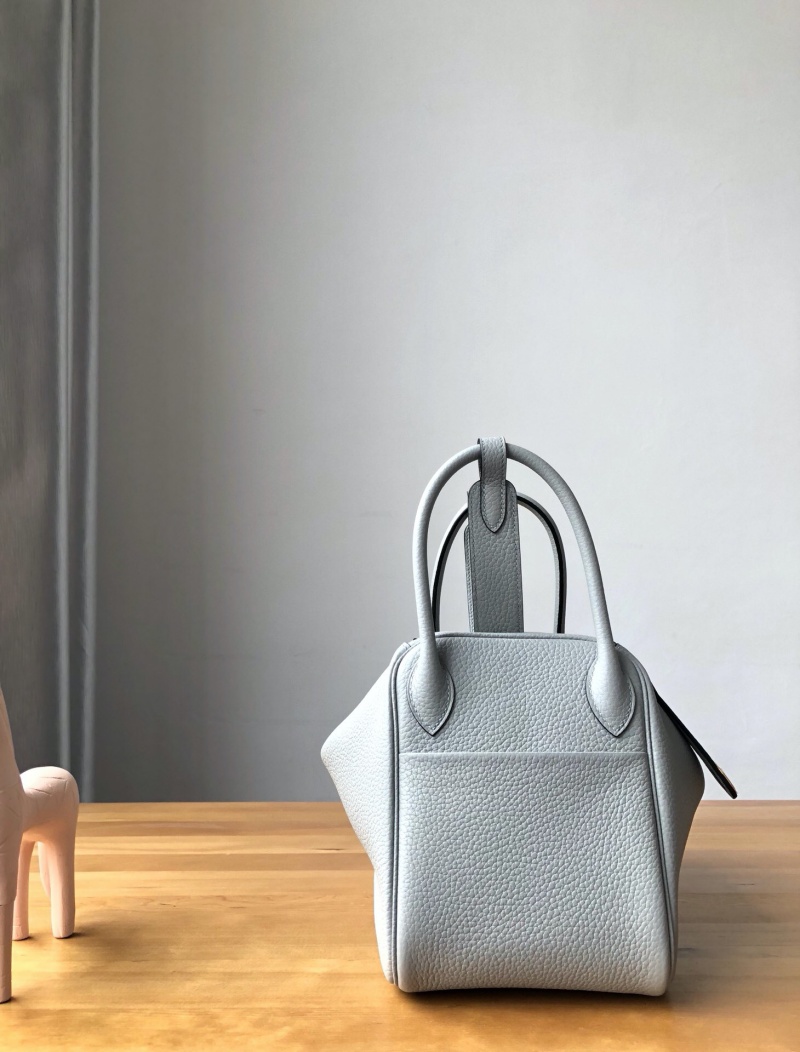 愛馬仕Hermes Lindy系列 純手工定制版 30cm TOGO皮 海鷗灰