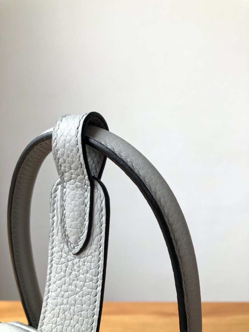 愛馬仕Hermes Lindy系列 純手工定制版 30cm TOGO皮 海鷗灰