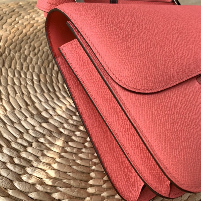 Hermes constance系列 愛馬仕康康包 純手工定制Epsom小牛皮 唇膏粉