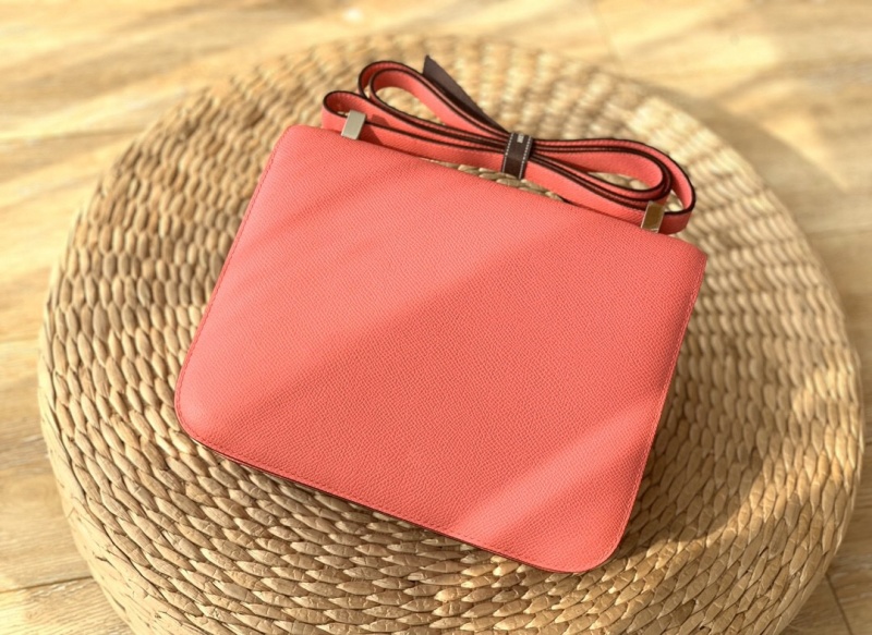 Hermes constance系列 愛馬仕康康包 純手工定制Epsom小牛皮 唇膏粉