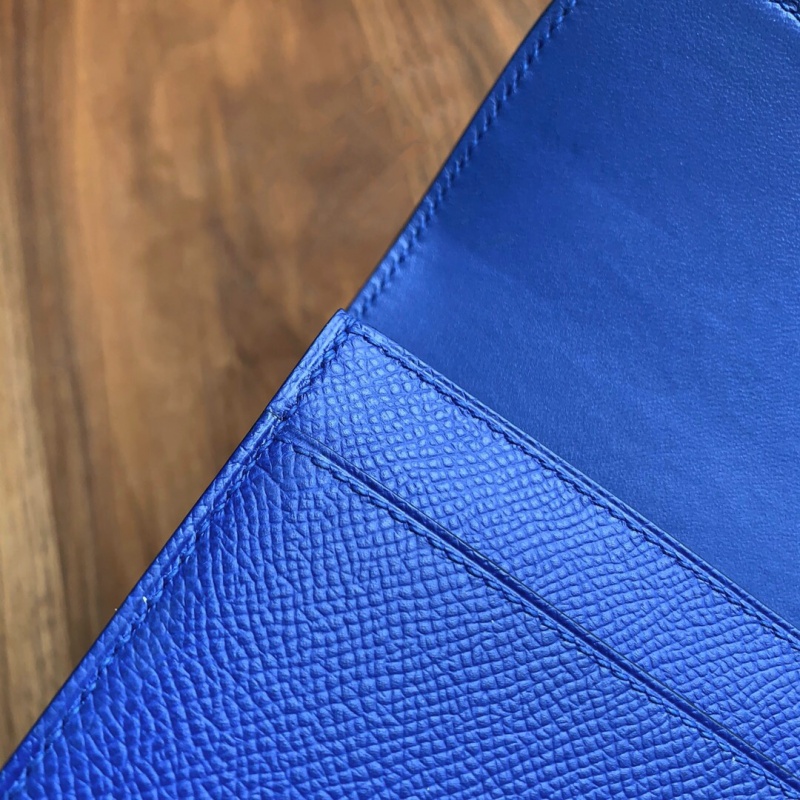 Hermes錢包 愛(ài)馬仕Constance大康錢包 純手工頂級(jí)Epsom皮 電光藍(lán)