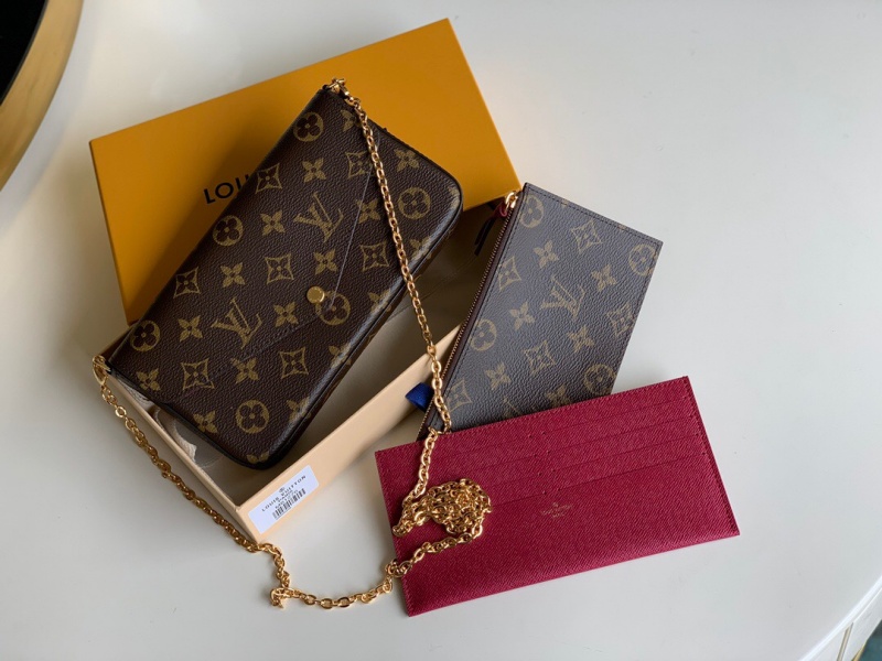 M61276 LV POCHETTE FELICIE 手袋 LV三合一鏈條包 LV三件套
