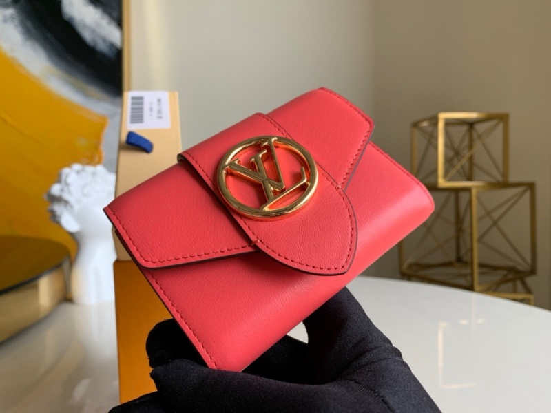 M69177 LV PONT 9 短款錢夾 LV2020新款錢包 橘粉色