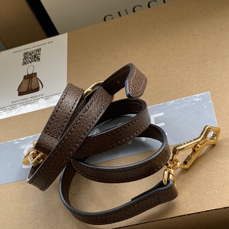 550621 Gucci古馳 Ophidia系列小號GG水桶包 Gucci手提單肩包 啡色