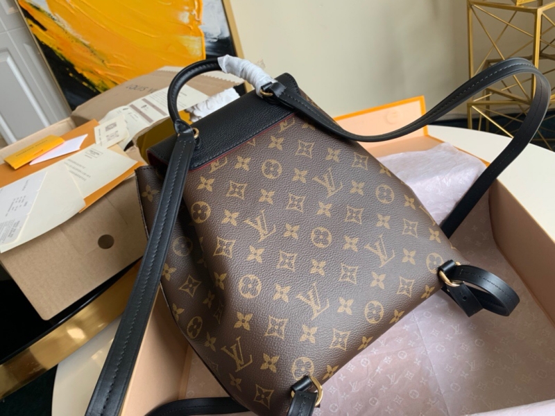 M45515 LV Montsouris 雙肩包 Monogram Empreinte 壓紋皮革背包