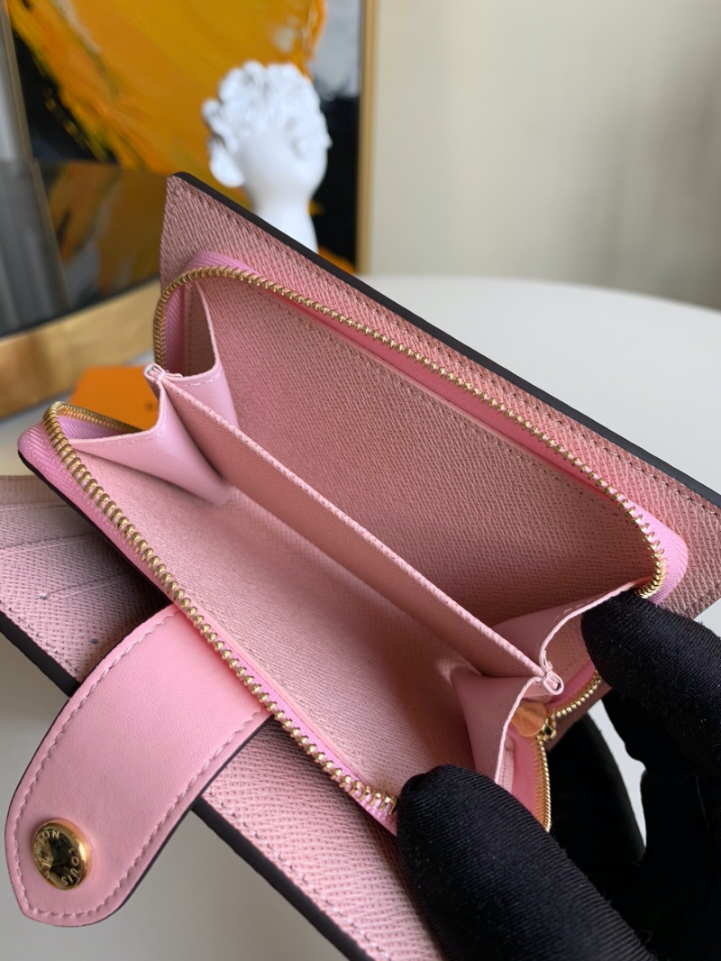 N60380 LV JULIETTE 錢夾 Damier Ebene 涂層帆布錢包 奶白色