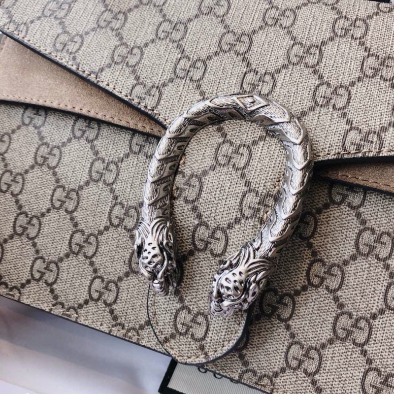 400249 Gucci Dionysus系列小號GG肩背包 Gucci酒神包 駝色