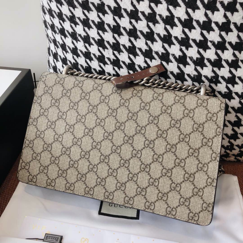 400249 Gucci Dionysus系列小號GG肩背包 Gucci酒神包 黑色