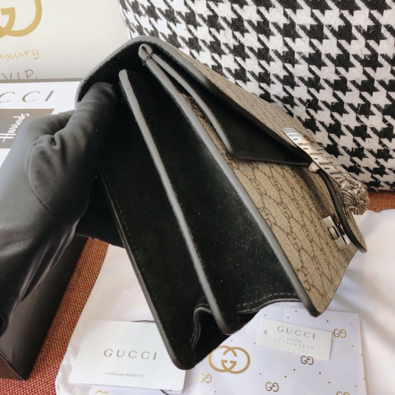 400249 Gucci Dionysus系列小號GG肩背包 Gucci酒神包 黑色