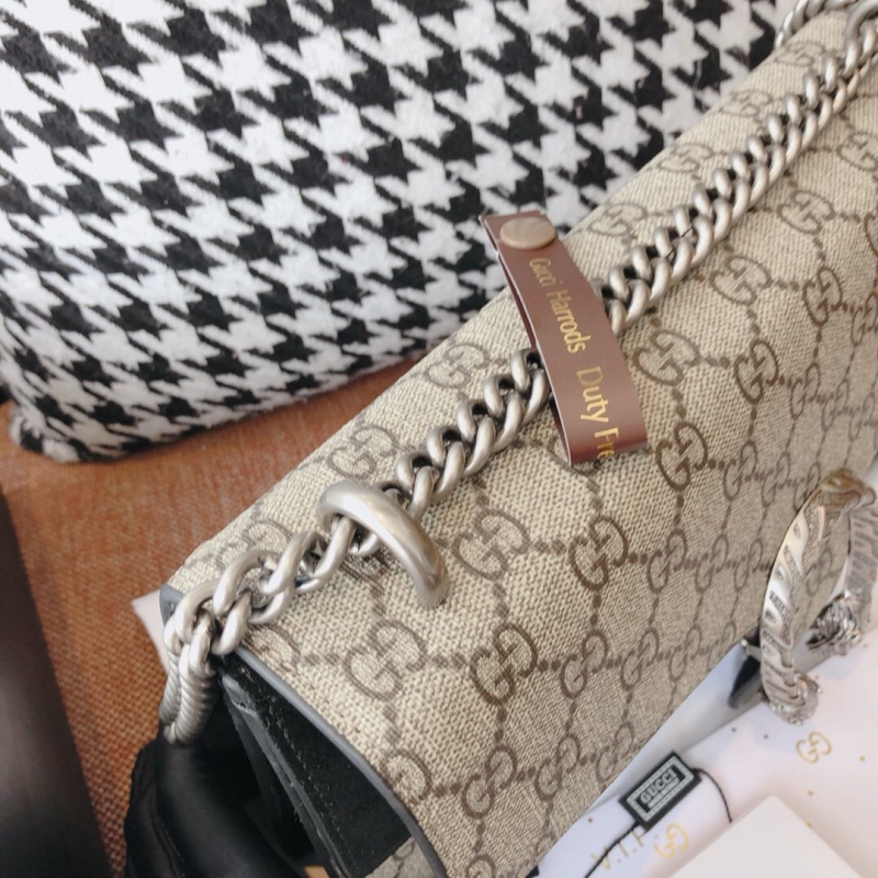 400249 Gucci Dionysus系列小號GG肩背包 Gucci酒神包 黑色