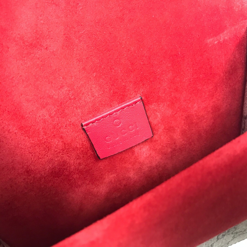 421970 Gucci Dionysus系列高級人造帆布肩背包 Gucci酒神包 紅色