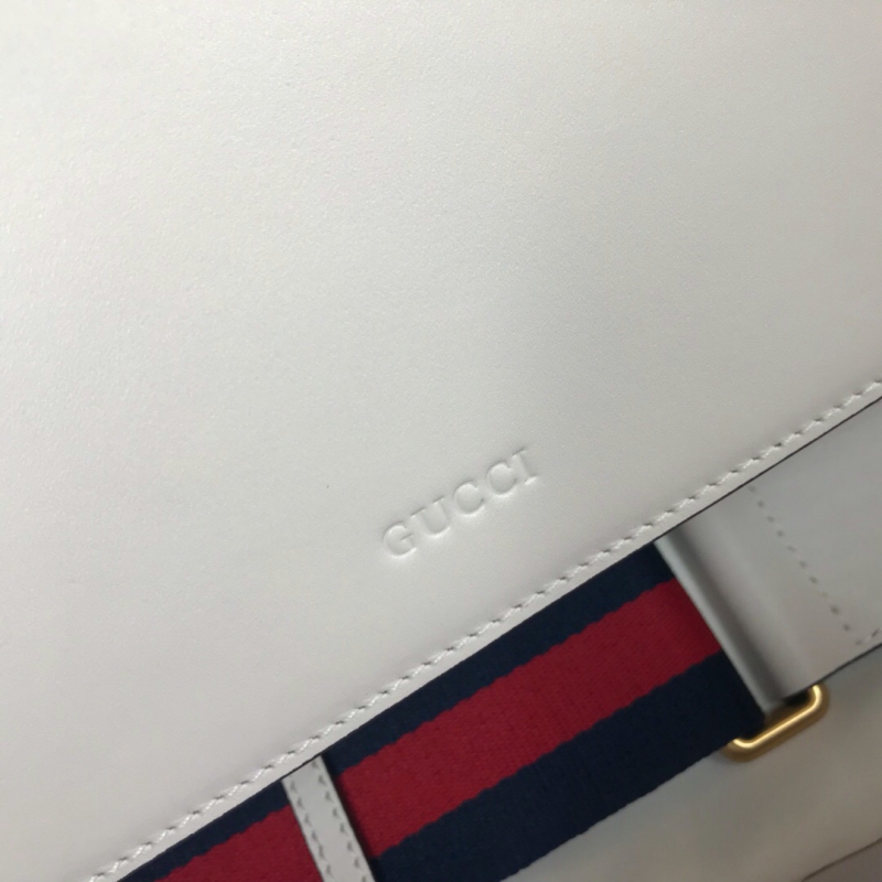 448075 Gucci Dionysus 系列皮革手提包 Gucci竹節酒神包 白色