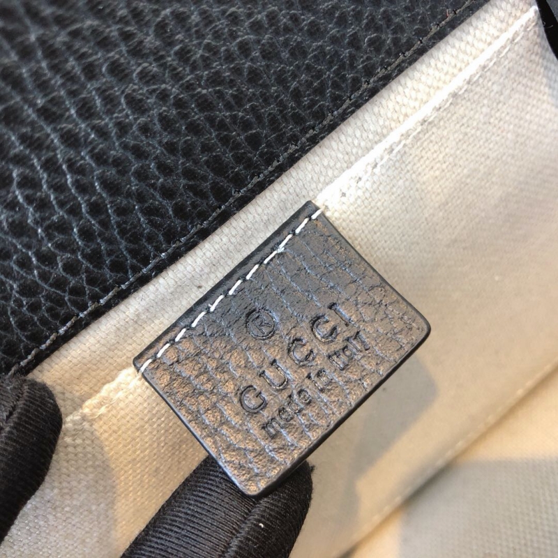 448075 Gucci Dionysus 系列皮革手提包 Gucci竹節酒神包 黑色