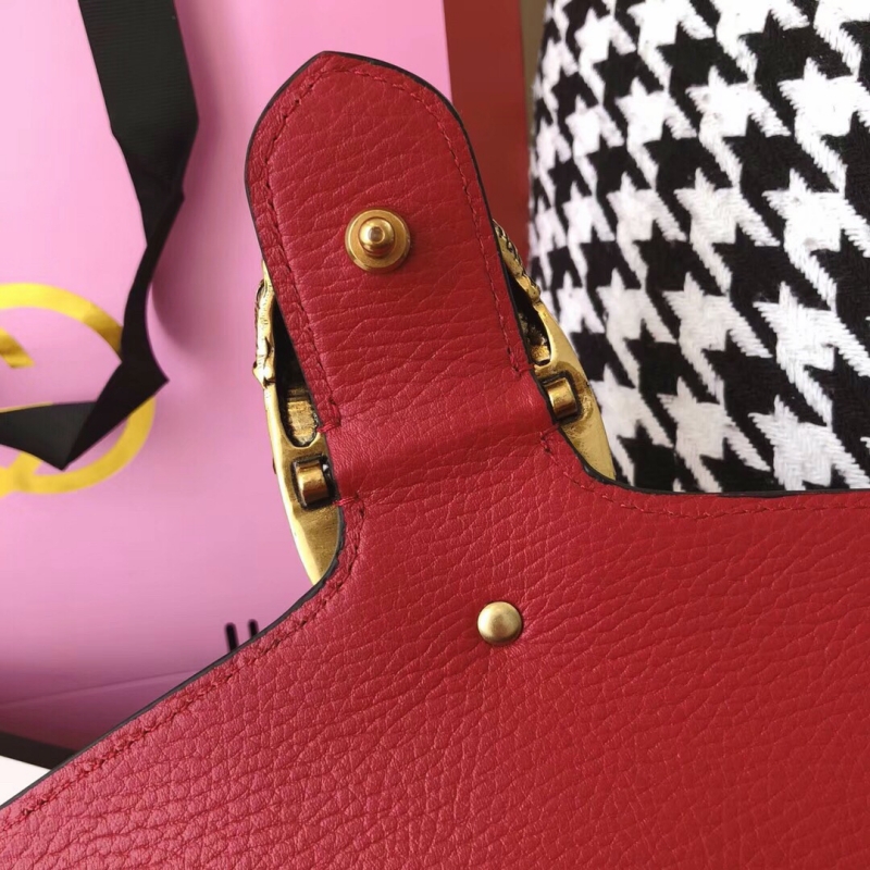 400249 Dionysus系列 Gucci酒神鏈條肩背包 Gucci女包 紅色