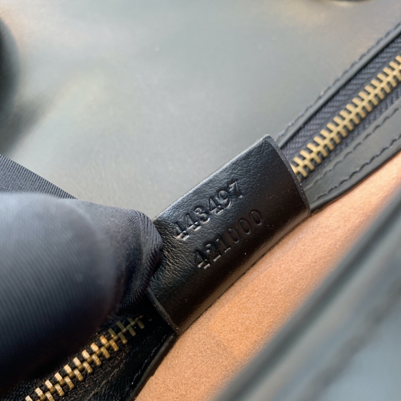 443497 Gucci GG Marmont系列小號絎縫肩背包 Gucci酒神包 黑色