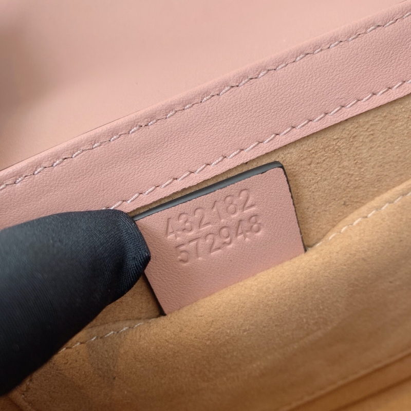 409487 Gucci Padlock系列小號GG肩背包 古馳單肩包 粉色