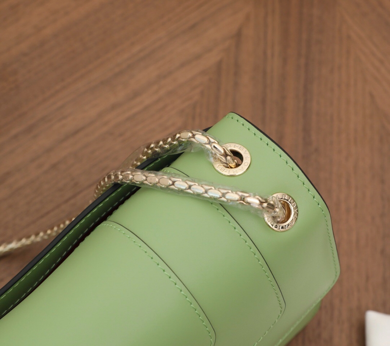 Bvlgari寶格麗 Serpenti Forever系列女包 寶格麗蛇頭包 綠色
