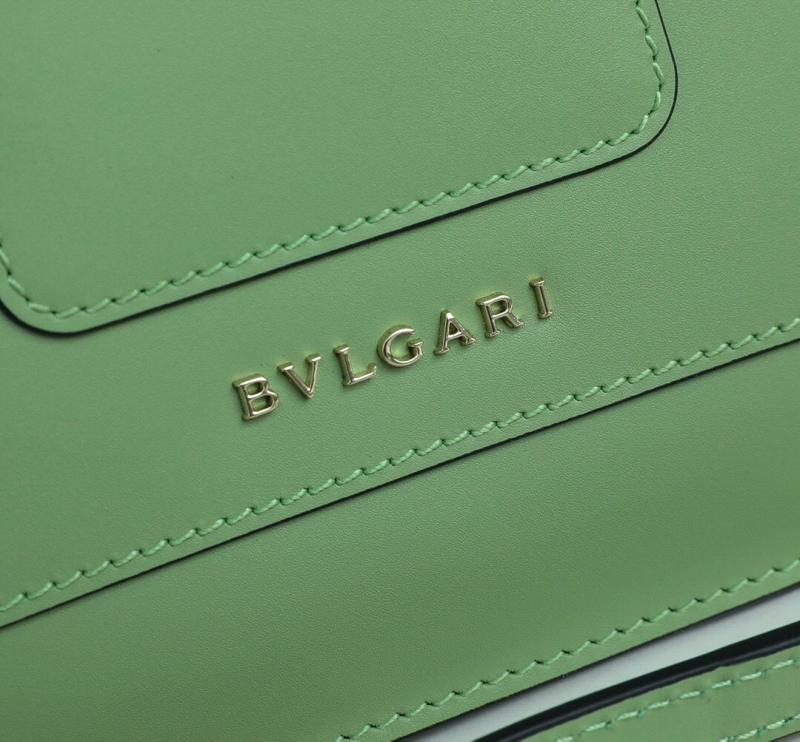 Bvlagari寶格麗 Serpenti Forever系列翻蓋女包 寶格麗手提蛇頭包 綠色