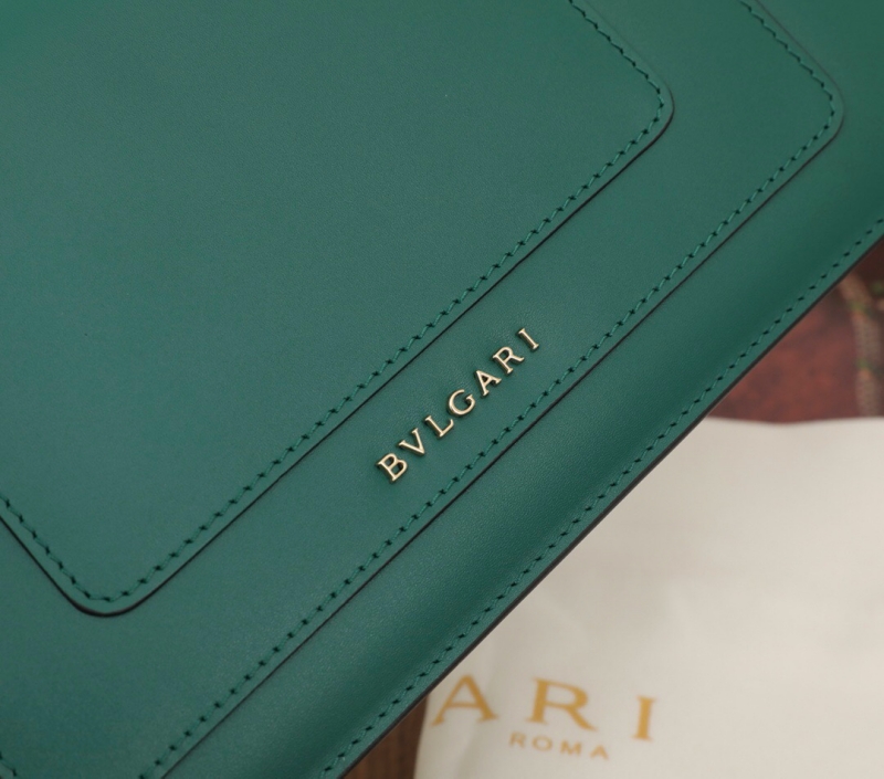 370449 Bvlgari寶格麗 Serpenti Forever系列翻蓋女包 寶格麗蛇頭包 森林綠