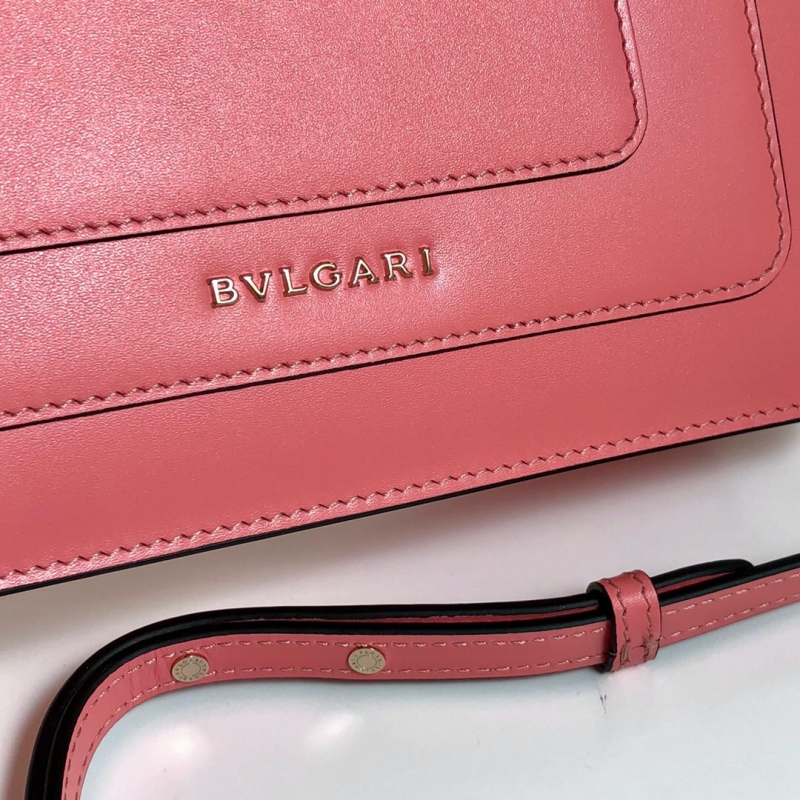 370449 Bvlgari寶格麗 Serpenti Forever系列翻蓋女包 寶格麗蛇頭包 粉色