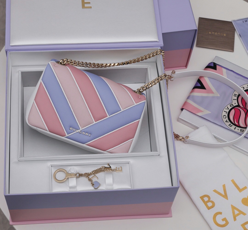 Bvlgari寶格麗 Serpenti Cabochon包 七夕情人節款 小號單肩包